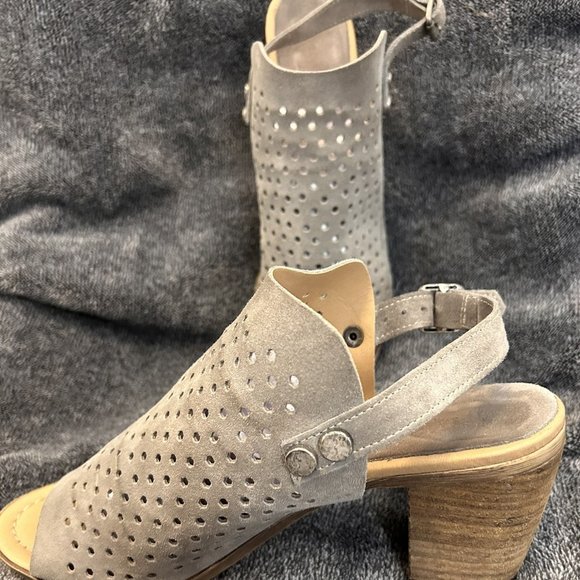 Sophia Milano Sling back, grey suede, size 10 m - Picture 8 of 10